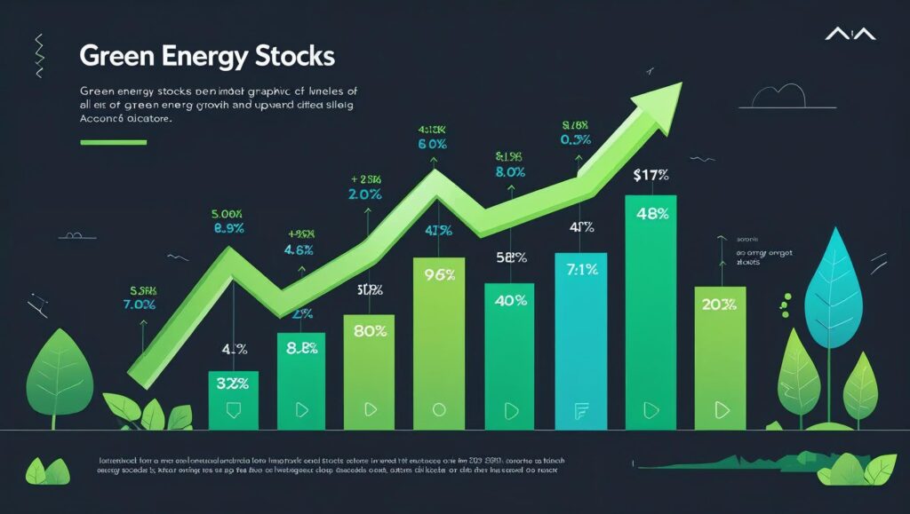 Current image: “Global and Indian investors analyzing green energy and climate stocks in 2025 and beyond”