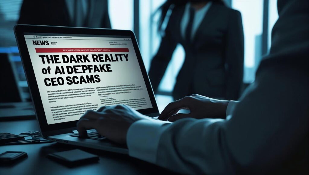 “AI Deepfake CEO Scams 2025 – voice cloning and fake videos in corporate fraud”