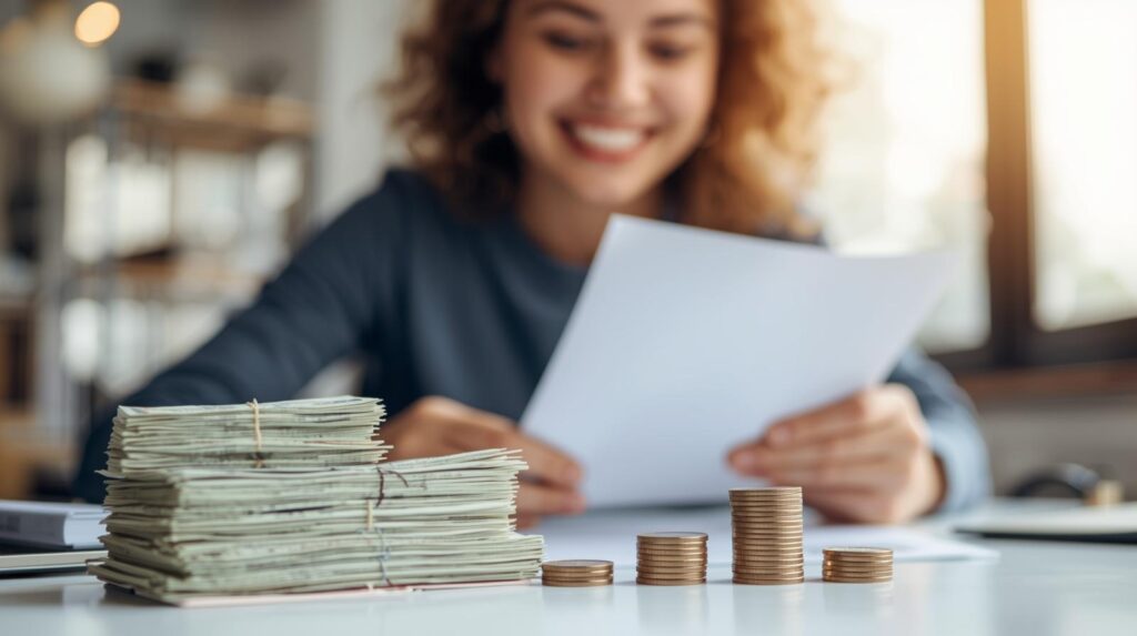 Stick to a budget without feeling restricted — freedom with structure concept