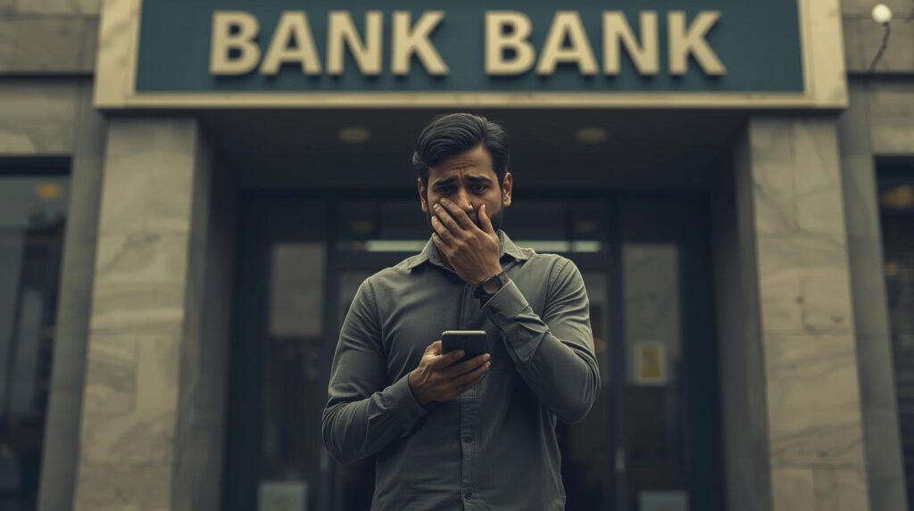 Illustration showing new cyber fraud pattern in 2025 where money was stolen without OTP or internet